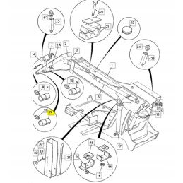 Spring sleeve for jcb 3cx cylinder 1209 0016