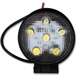 Round LED work lamp reflector 10 30v 18w
