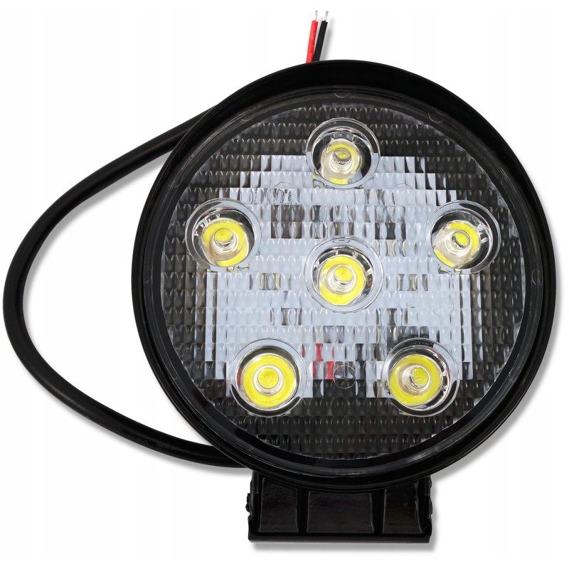 Round LED work lamp reflector 10 30v 18w