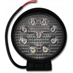 Round LED work lamp reflector 12 24v 27w