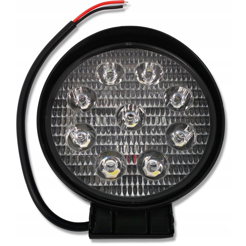 Round LED work lamp reflector 12 24v 27w
