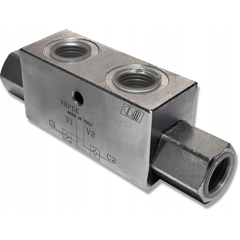 Hydraulic valve vbpde 1 4 return lock for 20l cylinder