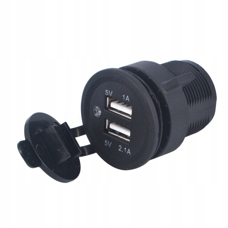 Charging socket with 2 USB ports