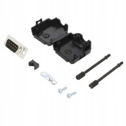 D sub 9 pin male plug