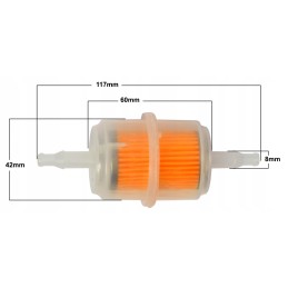 Universal flow fuel filter