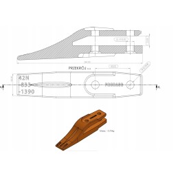 Zab komatsu 42n 833 1390