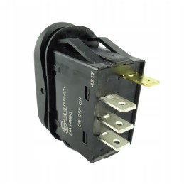 Double-sided rocker switch 1 0 1 37x21mm