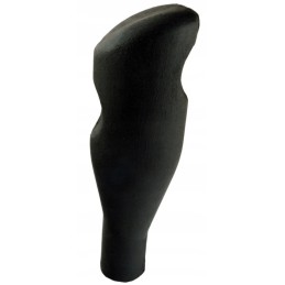 The handle is a knob, a rubber handle, a manipulator lever