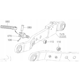 Split pin 6 3 36 kubota 3j080 20030