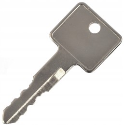 Key to the ignition switch of a Samsung Volvo 777 excavator