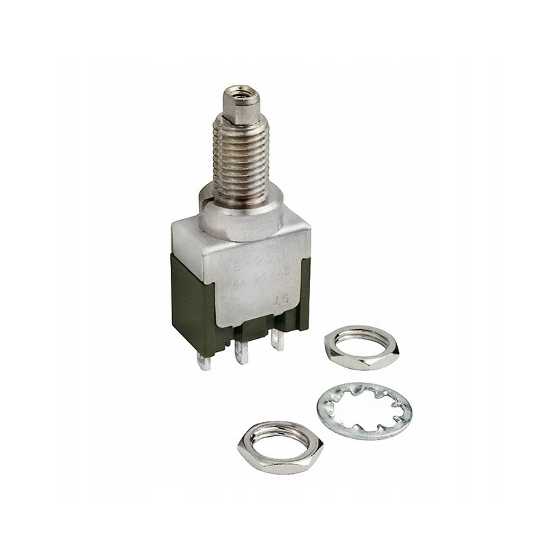 Miniature pushbutton switch 1co wl wl 6a 125v