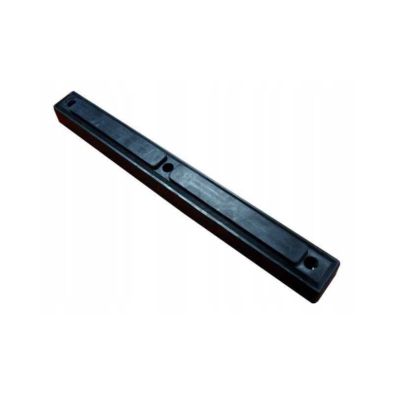 Rubber bumper 45 5x3 8x4 8 cm 3 holes