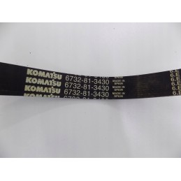 Komatsu 6732 81 3430 multi-groove belt
