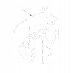 Hatz 05189001 fuel filter connector 1b20 1b30 1b40