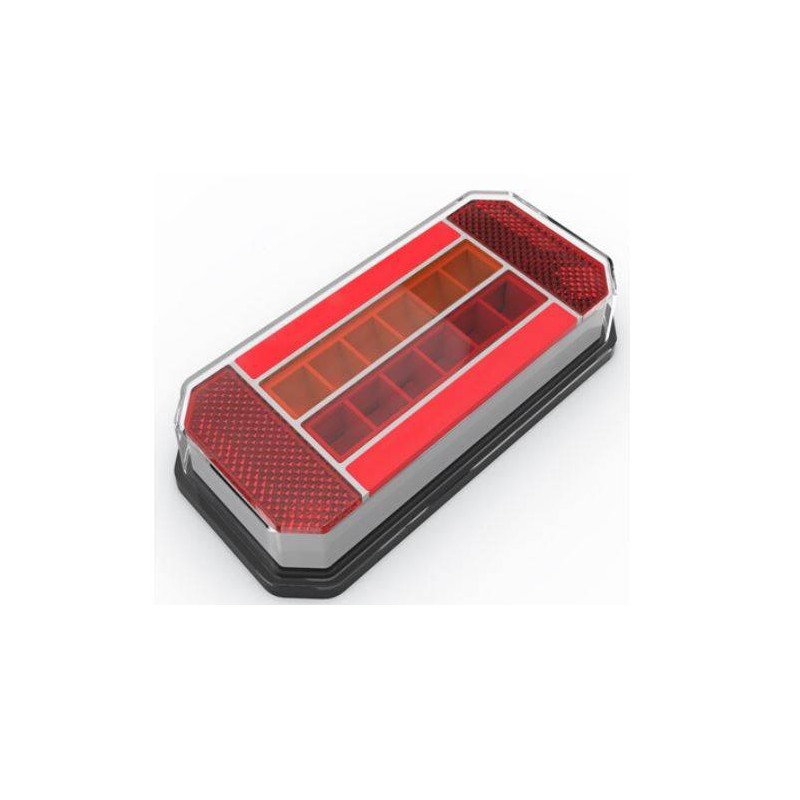 24LED rear combination lamp, right, 3 functions, 12 24v
