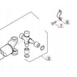 Manitou cross mounting screw 109752 original