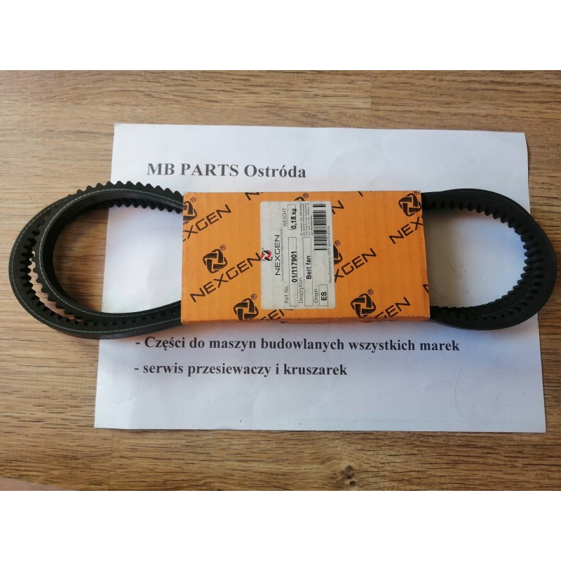 Belt for JCB 3CX 4CX with air conditioning 13x1562 01 117901