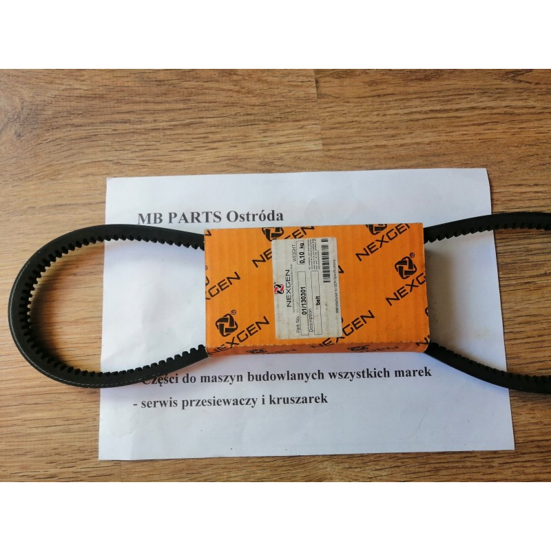 Air conditioning belt in jcb 3cx 4cx ladowar 01 130301