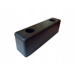 Rubber bumper 20x5 2x6 cm 2 holes