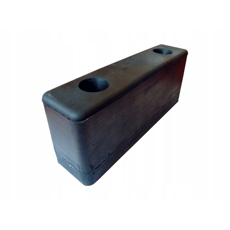 Rubber bumper 20x5 2x8 cm 2 holes