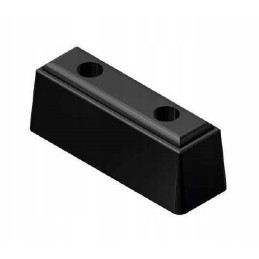 Rubber bumper 25x8 5x9 cm large, 2 holes