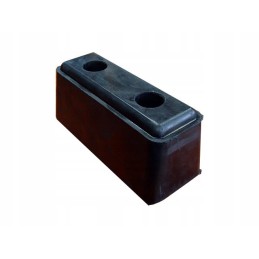 Rubber bumper 200x80x80 cm large, 2 holes