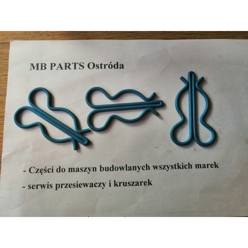 Securing pins for jcb cat case volvo machines