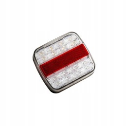 LED rear lamp, white, 4-functional, 12 24v 20led
