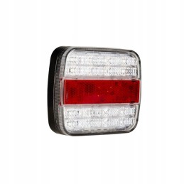 LED rear lamp, white, 4-functional, 12 24v 20led