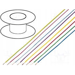 Cu stranded cable 0 5mm2 1 8mm 900v PVC black