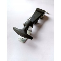 Cover holder set, galvanized rubber, 125mm, 16x15mm