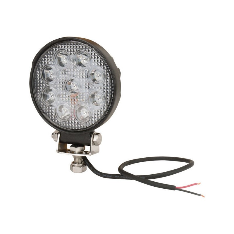 Work light LED lamp 12 24v round 05987