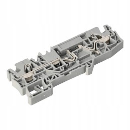 2-wire connector, 6mm2, gray with fuse