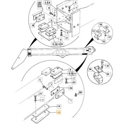 Slide jcb telehandlers 300mm 160 00993