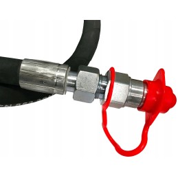 Plug, dust cover, euro plug, red