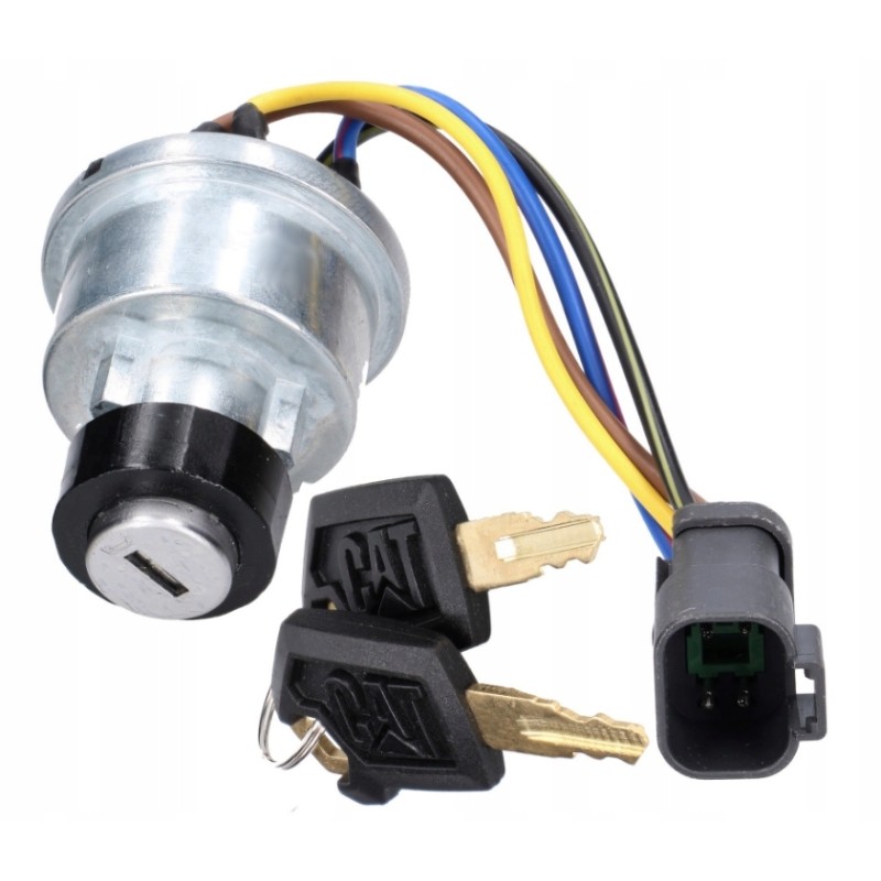 Ignition switch cat 428 432 434 438 1107887 2 keys