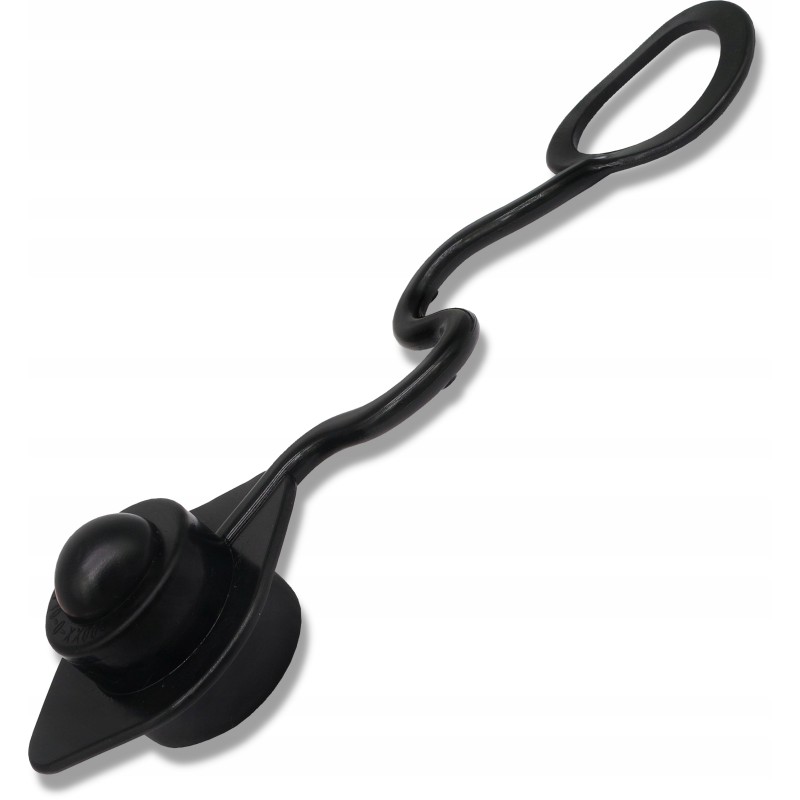 Euro plug dust cover cap, black