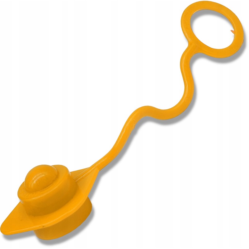 Plug dust cover for euro plug, yellow