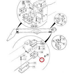 Slide jcb telehandlers 150mm 160 00992