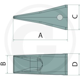 Zab caterpillar 1u 3202