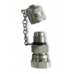 Measuring connection m16x2 m18x1 5 12l with nut