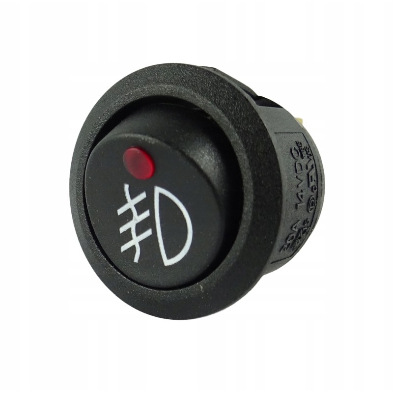 Fog light switch 12v 20a 20mm