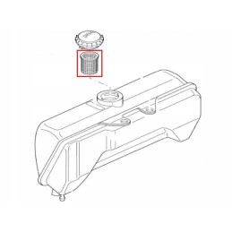 Hatz 1d81 1d90 fuel filler filter strainer 50387300