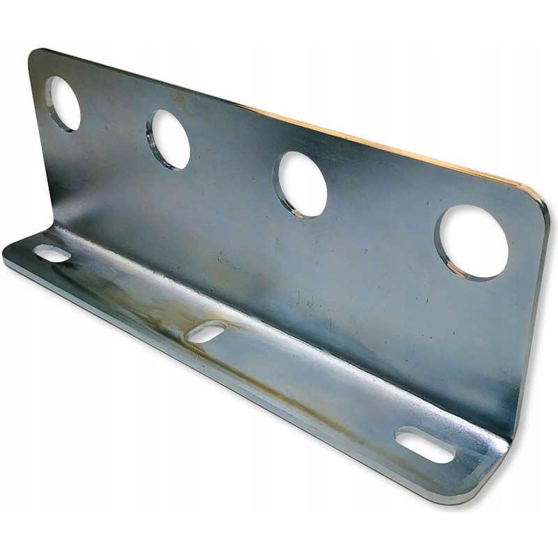 Mounting board for four quick connectors, Euro sockets