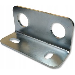 Mounting board for two Euro socket quick connectors