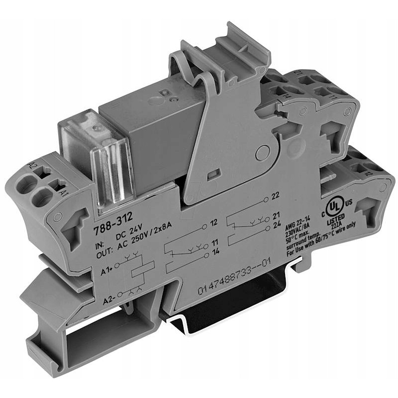 Interface relay 2p 16a 24v dc rt 2 agni