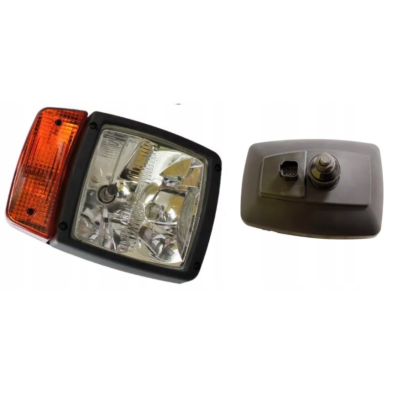 Right road headlight lamp for JCB 3CX 4CX excavators
