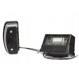 The rear lamp of the trailer was registered W54 246