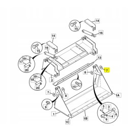 Spacer washer 0 5 mm jcb