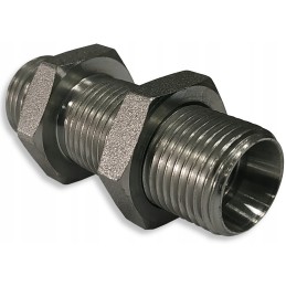 Bulkhead connector nipple m14x1 5 8l for pipe hose